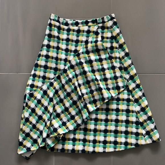 Creatures of the Wind Scarlet checkered midi skirt - Picture 3 of 17